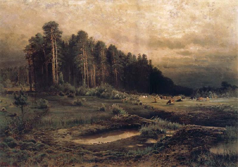 A.K.Cabpacob Landscape Norge oil painting art