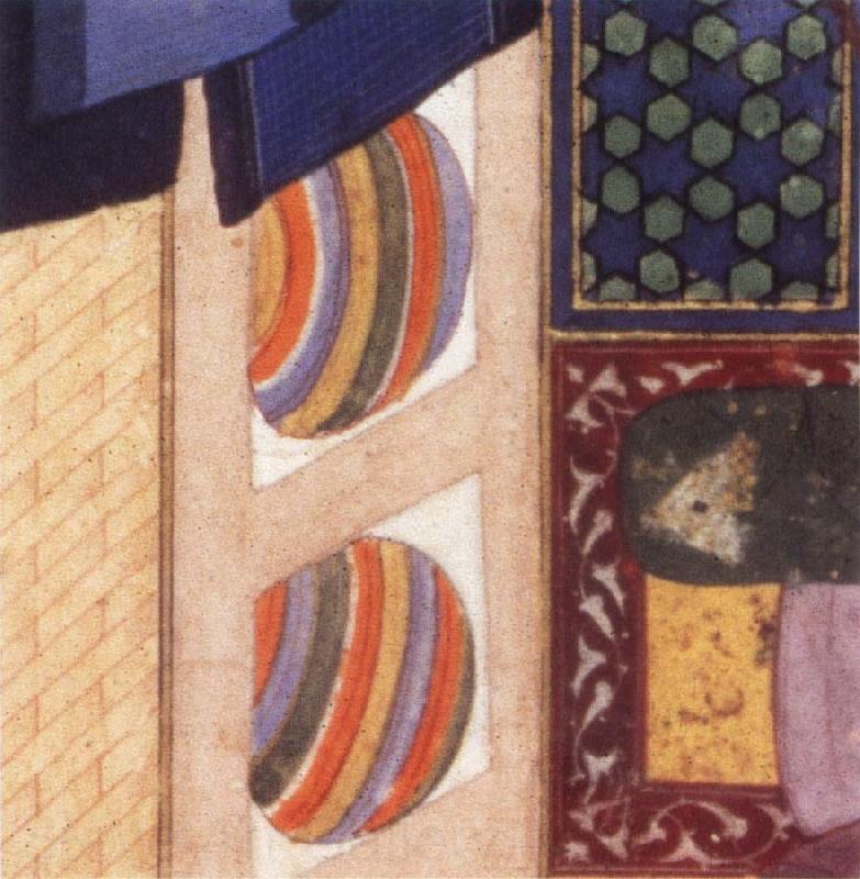 Bihzad Details from Caliph al Ma mun in his bath Spain oil painting art