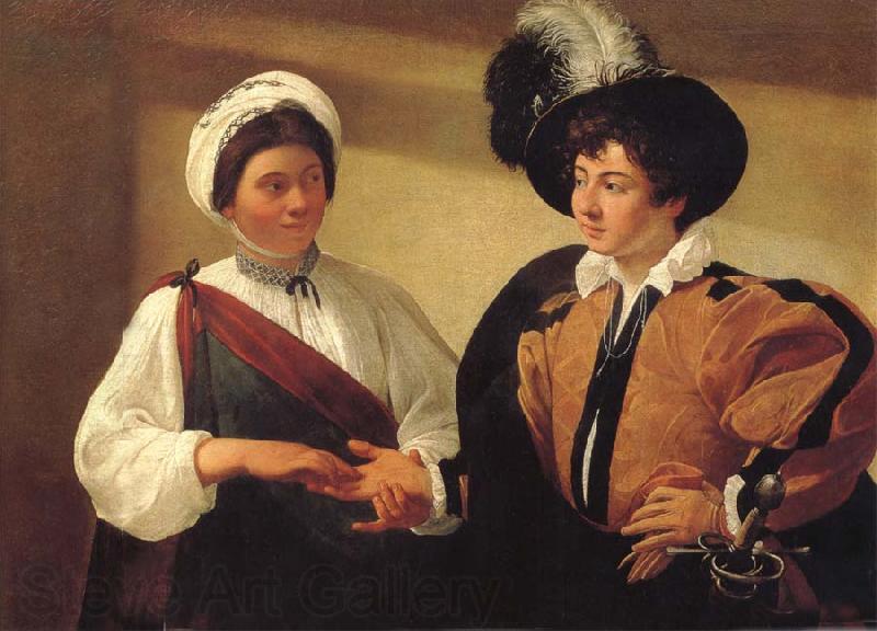 Caravaggio The Fortune Teller France oil painting art