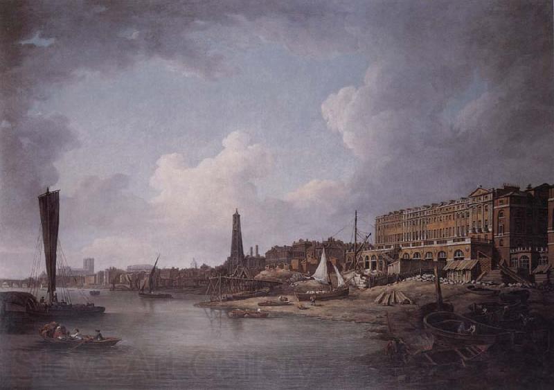 Canaletto The Adelphi,London,under construcion,with York Water Tower and the River Thames towards Westminster Norge oil painting art