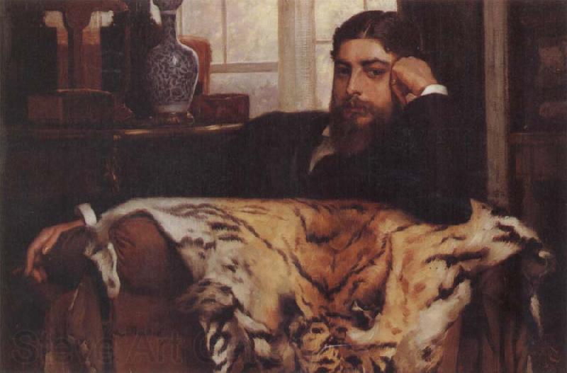 J.J.Tissot Portrait of a Gentleman France oil painting art