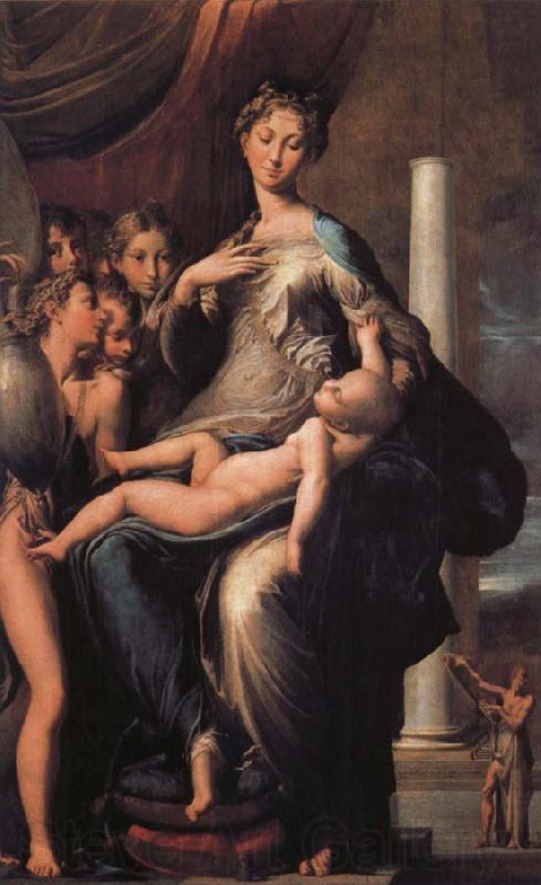 PARMIGIANINO Madonna with Long Neck Germany oil painting art