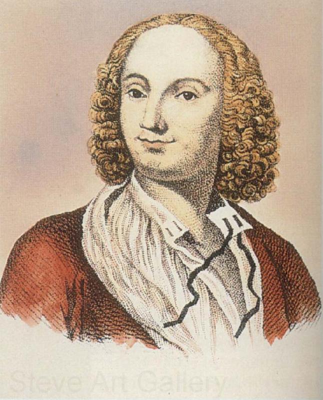 Anonymous Portrait of Antonio Vivaldi Spain oil painting art