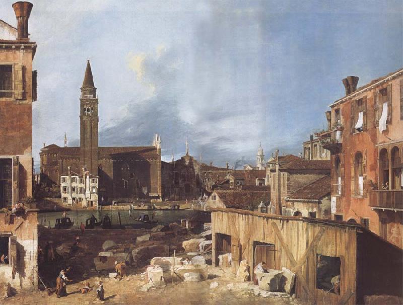 Canaletto Campo S.Vidal and Santa Maria della Carita France oil painting art
