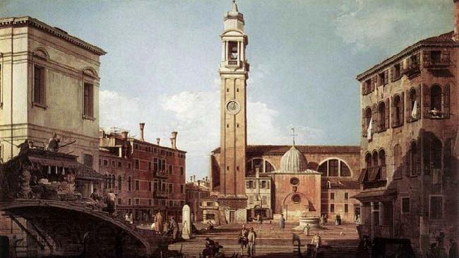 Canaletto View of Campo Santi Apostoli Germany oil painting art
