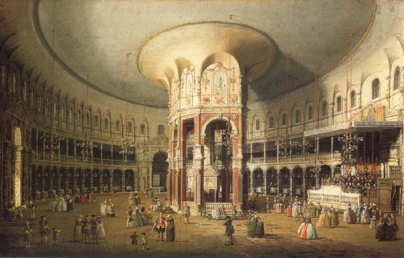 Canaletto London Interior of the Rotunda at Ranelagh