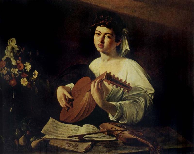 Caravaggio The Lute Player Germany oil painting art