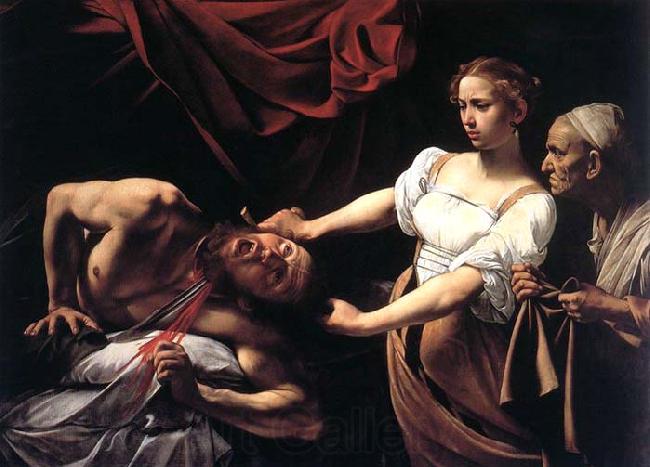 Caravaggio Judith Beheading Holofernes France oil painting art