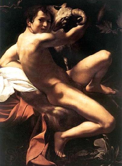 Caravaggio St. John the Baptist Germany oil painting art
