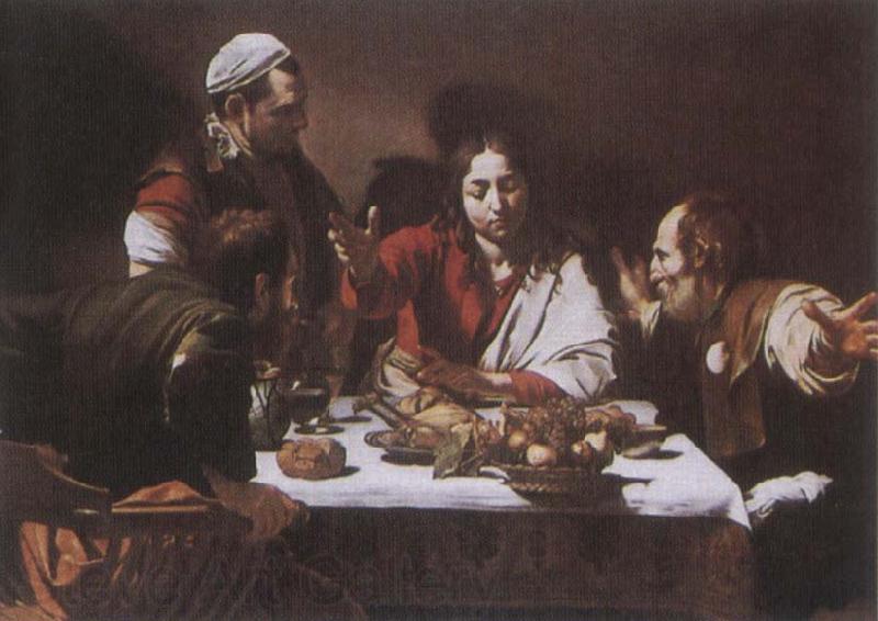 Caravaggio The Supper at Emmaus Germany oil painting art