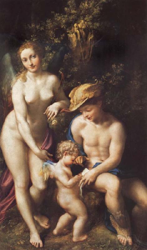 Correggio Venus with Mercury and Cupid Germany oil painting art