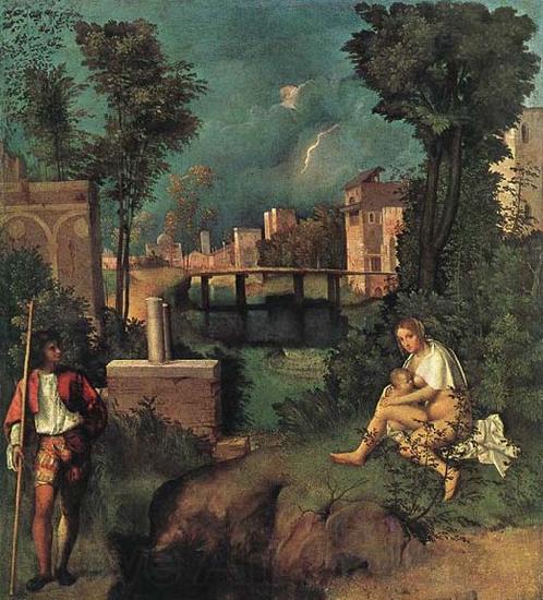 Giorgione Tempest Germany oil painting art