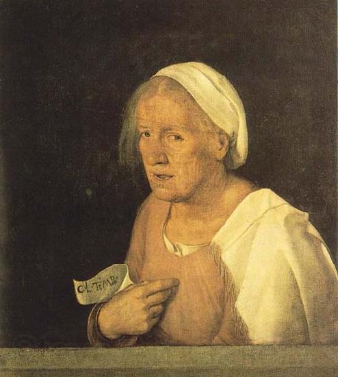 Giorgione Old Woman Germany oil painting art