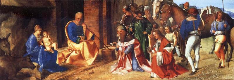 Giorgione The Adoration of the Kings Norge oil painting art