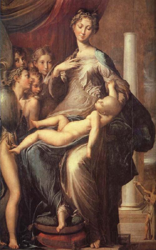 PARMIGIANINO Madonna of the Long Neck Spain oil painting art