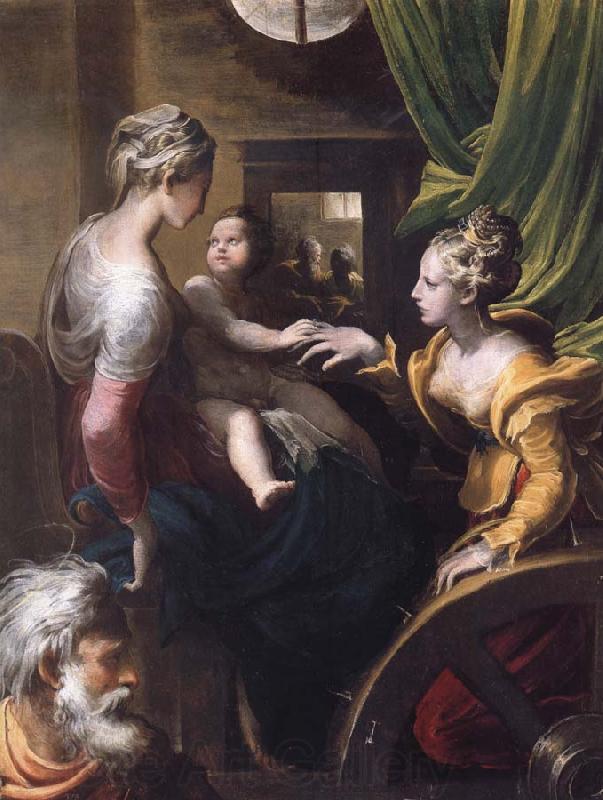 PARMIGIANINO The Mystic Marriage of Saint Catherine Germany oil painting art