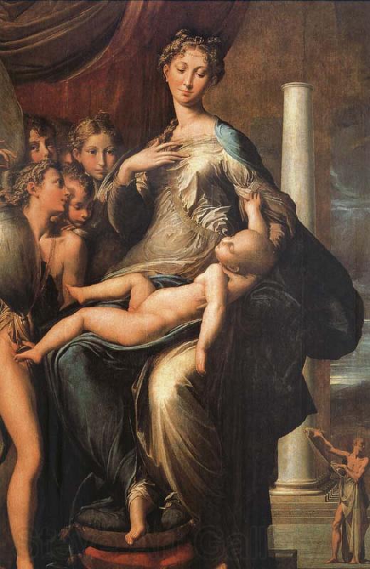 PARMIGIANINO The Madonna of the long neck Spain oil painting art