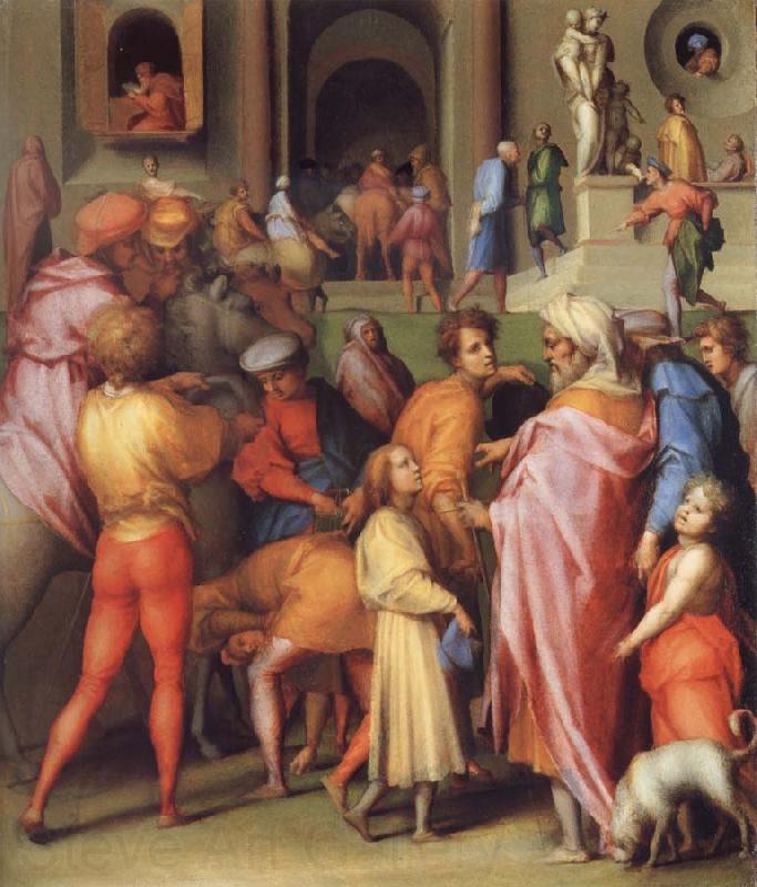 Pontormo Joseph Sold to Potiphar Germany oil painting art