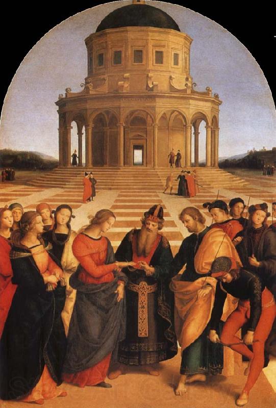 Raphael The Marriage of the Virgin Norge oil painting art
