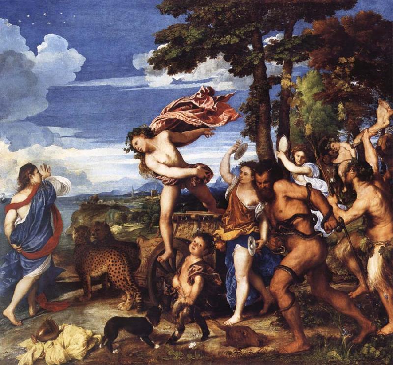 Titian Bacchus and Ariadne Norge oil painting art