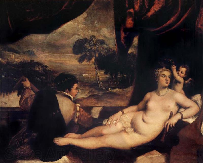 Titian Venus and the Lute Player Spain oil painting art