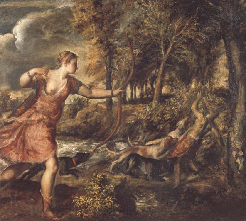 Titian The Death of Actaeon Germany oil painting art