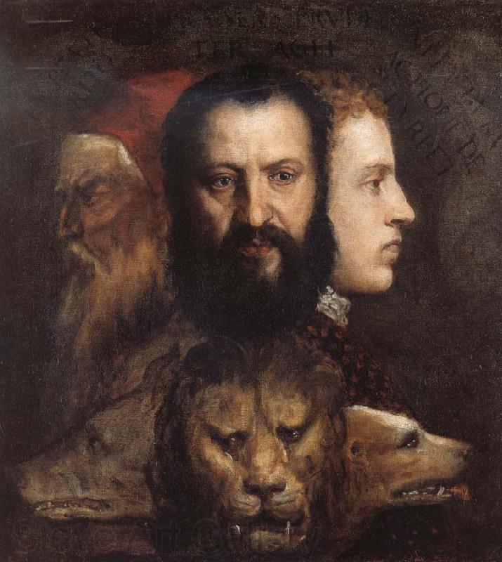 Titian An Allegory of Prudence Germany oil painting art