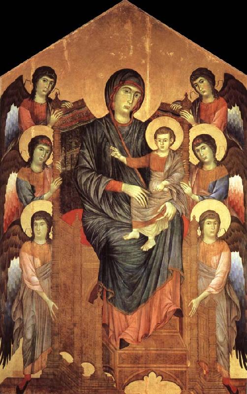 Cimabue Madonna and Child in Majesty Surrounded by Angels Germany oil painting art