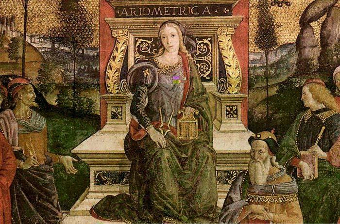 Pinturicchio The Arithmetic Spain oil painting art