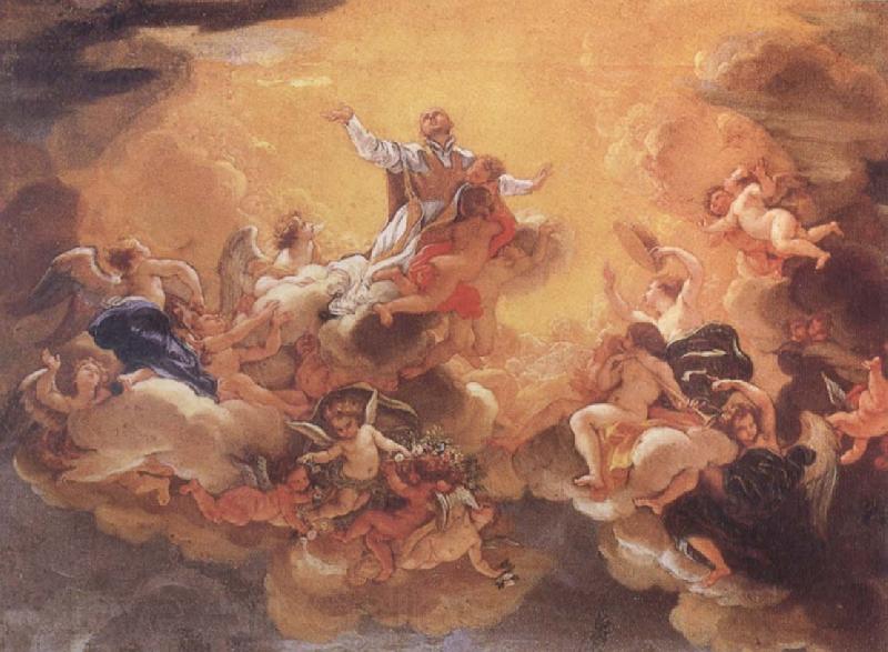 Baciccio The Apotheosis of  St Ignatius Spain oil painting art