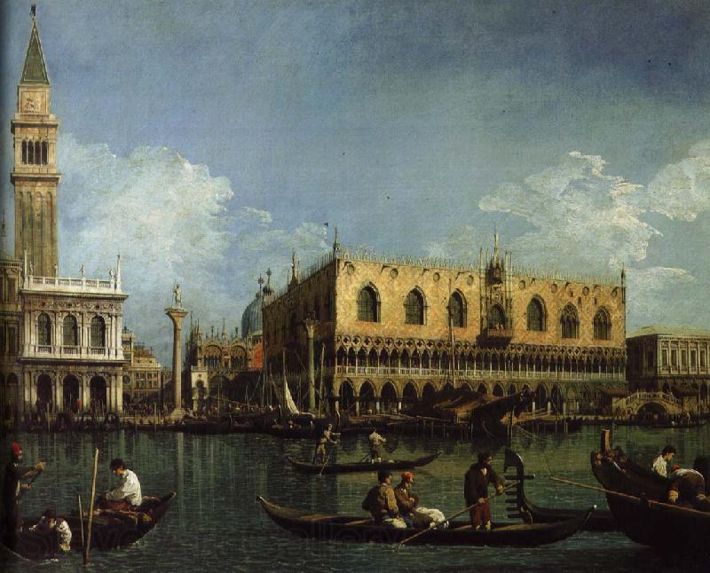 Canaletto basino san marco venedig France oil painting art