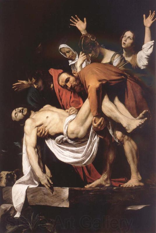 Caravaggio The entombment Spain oil painting art