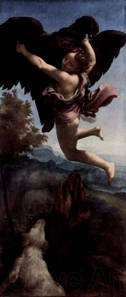 Correggio Ganymede Abducted by the Eagle
