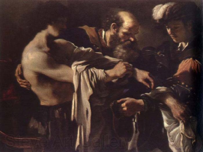 GUERCINO return of the prodigal son Germany oil painting art