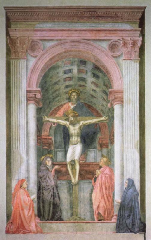 MASACCIO The Trinity Norge oil painting art