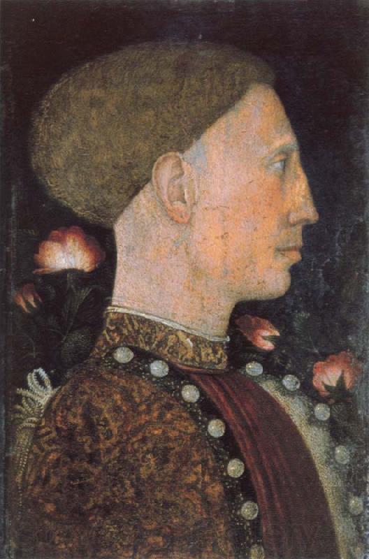PISANELLO Portrait of Leonello d este Norge oil painting art
