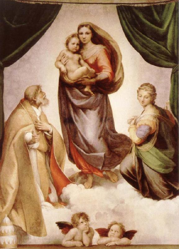 Raphael sistine madonna France oil painting art