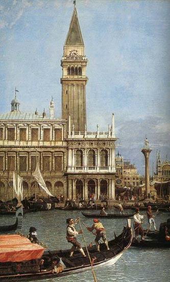 Canaletto Return of the Bucentoro to the Molo on Ascension Day Spain oil painting art