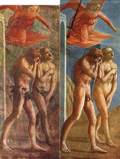 MASACCIO When it was cleaned Germany oil painting art