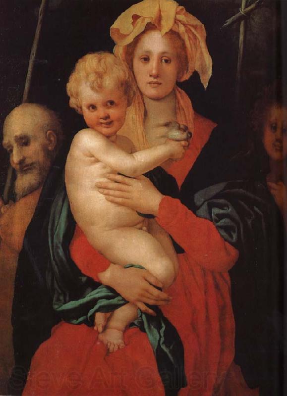 Pontormo St. John family with small Norge oil painting art