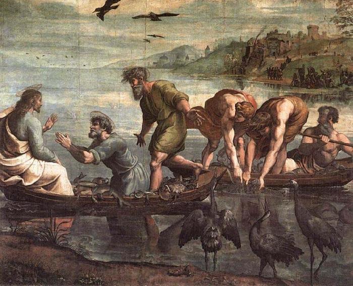 Raphael The Miraculous Draught of Fishes, Germany oil painting art