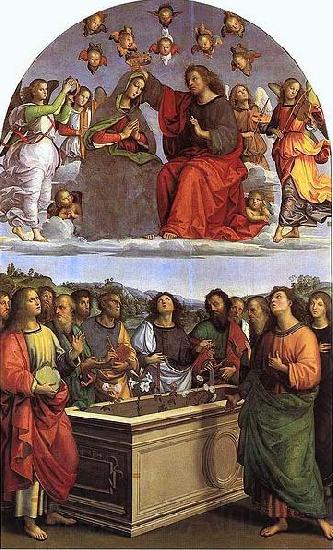 Raphael The Coronation of the Virgin Spain oil painting art