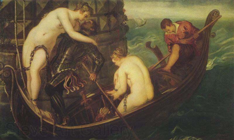 Tintoretto The Deliverance of Arsenoe Norge oil painting art