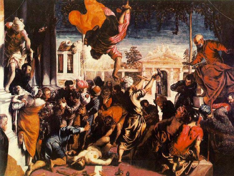 Tintoretto Miracle of the Slave France oil painting art