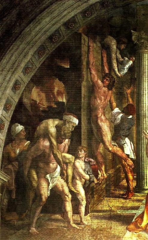 Raphael aeneas and anchises Spain oil painting art