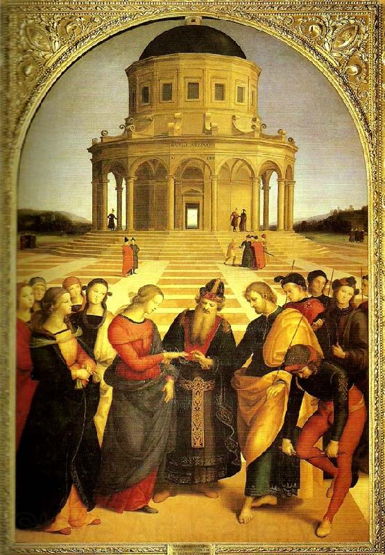 Raphael marriage of the virgin Spain oil painting art