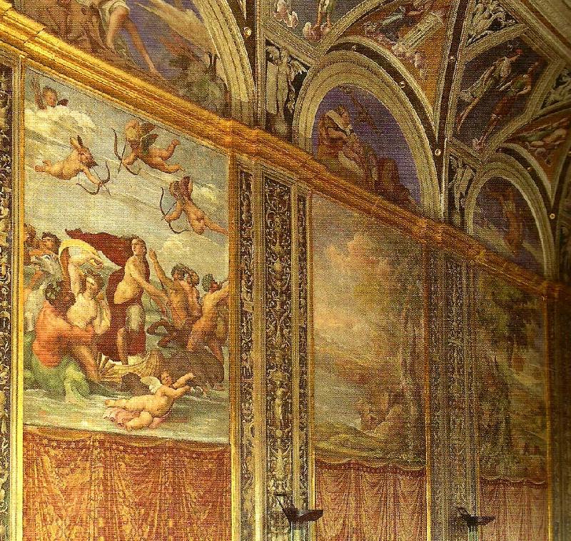 Raphael interior of the villa farnesina Norge oil painting art