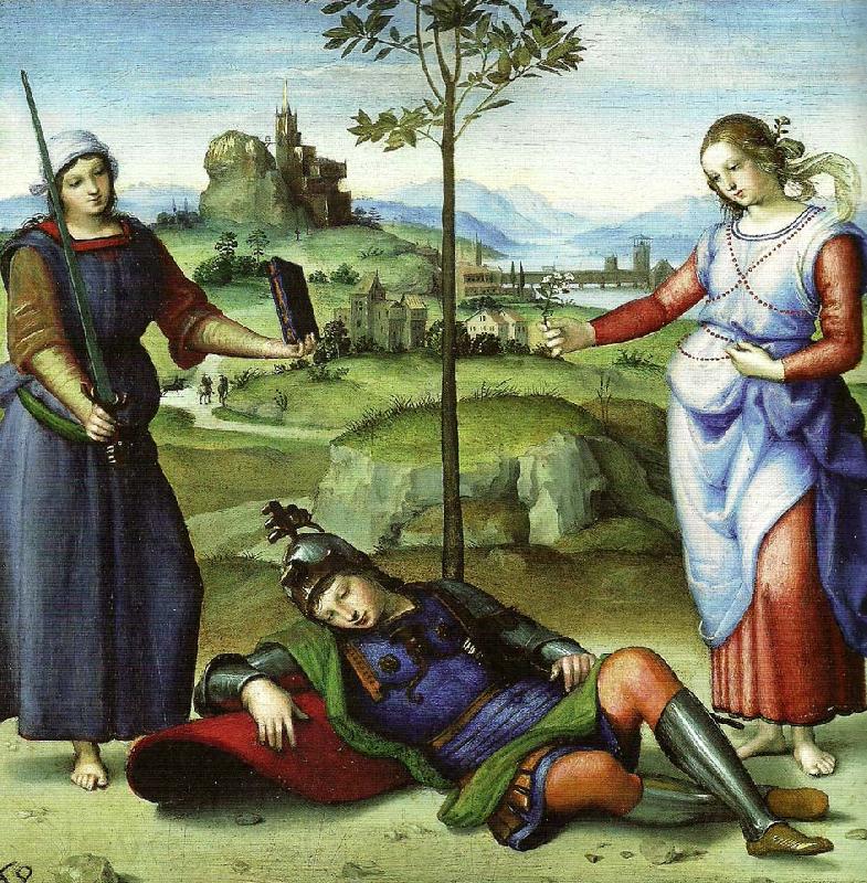 Raphael vision of a knight