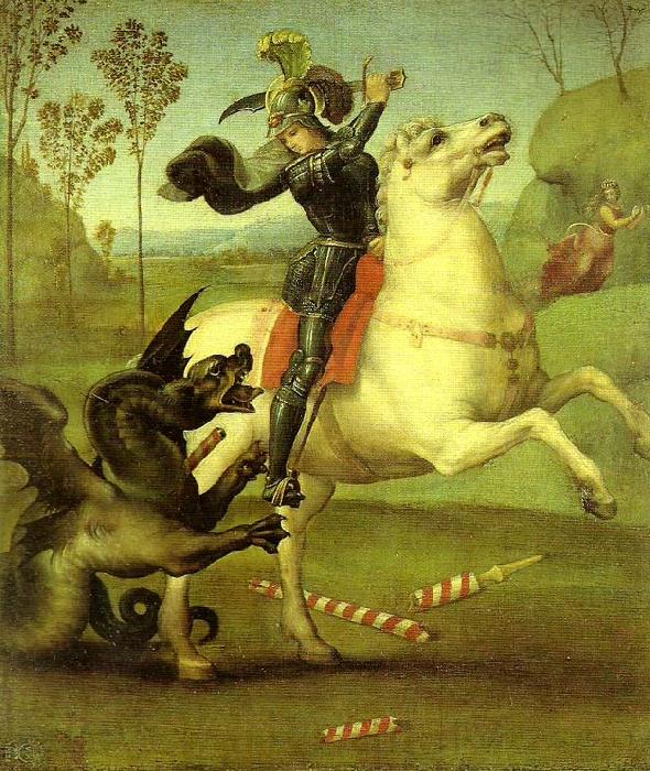Raphael muse'e du louvre, paris France oil painting art