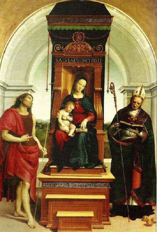 Raphael virgin and child Norge oil painting art